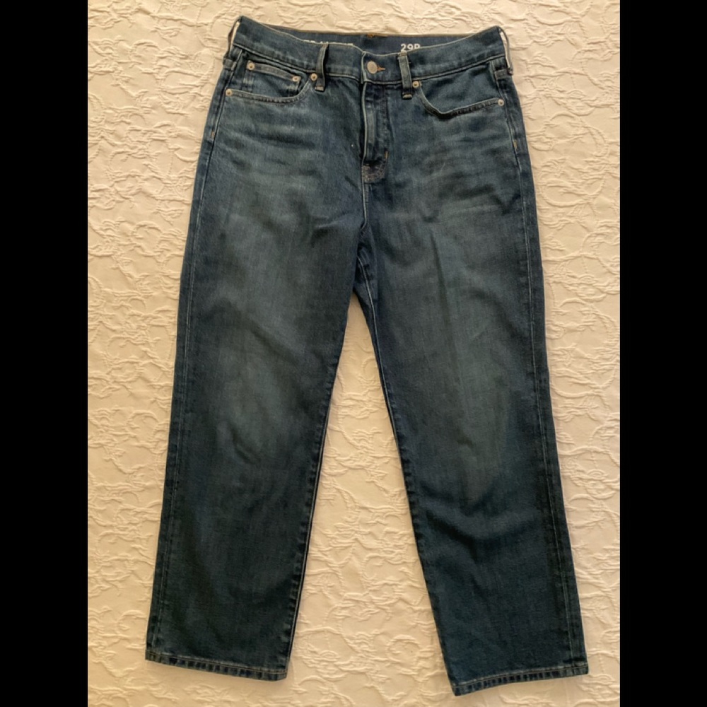 Classic straight jeans from JCrew in 29P, barely worn, EUC.